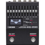 Pedal ecualizador gráfico BOSS EQ-200 para guitarra eléctrica, bajo o teclados - Imagen 2
