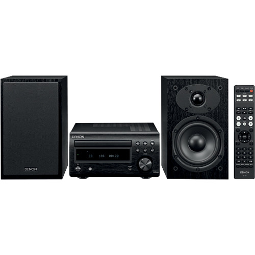 90043fb4d9c6beec958fedaec49d74fb-2.jpg Denon D-M41SBK Sistema de música inalámbrico Bluetooth de 60 W con reproductor de CD - Imagen 1