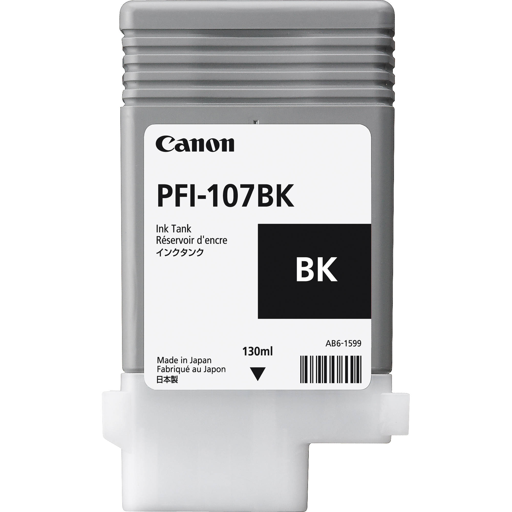 905f3da126675ef5757b123030990a71.jpg Canon PFI-107BK Black Ink Cartridge (130mL) - Imagen 1