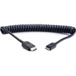 Cable Mini-HDMI a HDMI en espiral Atomos AtomFLEX (16 a 32")