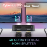 Adesso CyberHub AUH-5100 UHD 4K60 Divisor y Conmutador HDMI - Imagen 7