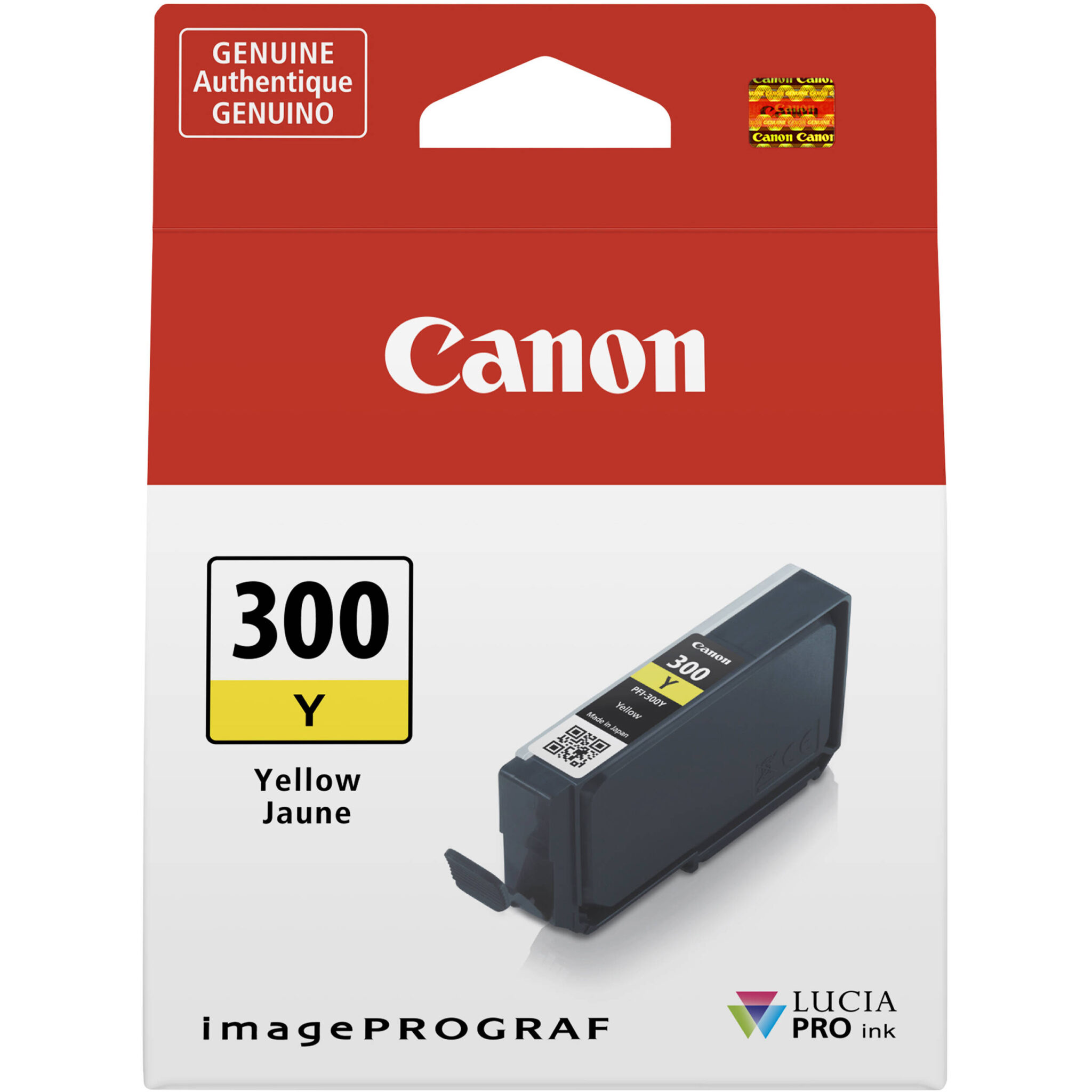 90d9e07928c0020c06b59588b02d62ae.jpg Canon PFI-300 Yellow Ink Tank - Imagen 1