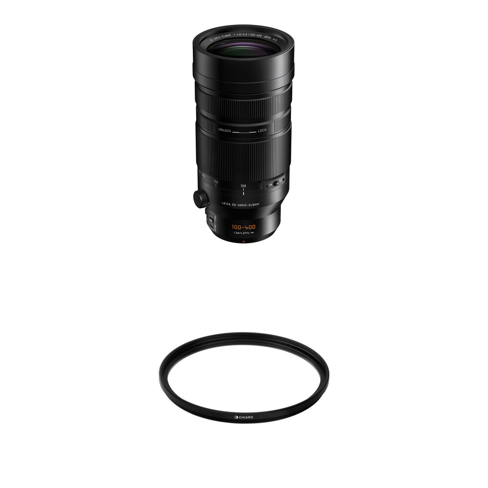 911b09fdb0f78dc797e22a17c9fdf26d.jpg Panasonic Leica DG Vario-Elmar 100-400mm f/4-6.3 II ASPH. ENERGÍA O.I.S. Lente con kit de filtro UV - Imagen 1