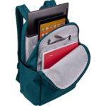 Mochila para portátil reciclada Case Logic Uplink (verde azulado profundo, 26 L) - Imagen 3