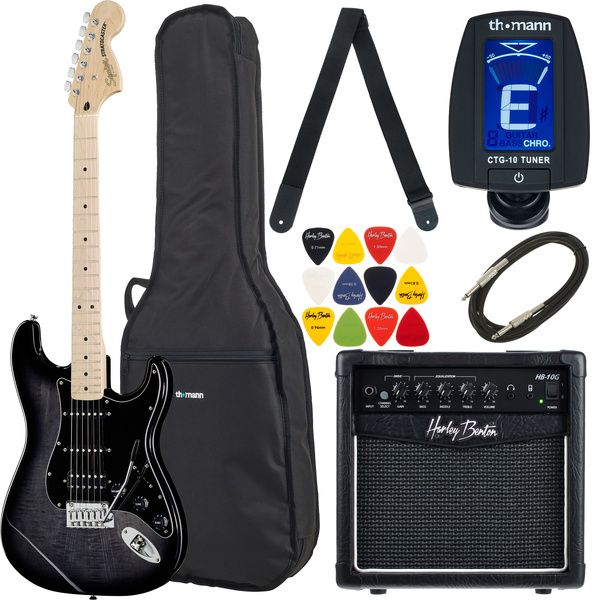 914fc6a6959507a74592555f3e5e9d67.jpg Squier Affinity Strat FM HSSBB Set - Imagen 1