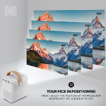 Proyector inteligente Kodak FLIK HD9 de 200 lúmenes Full HD (blanco) - Imagen 6
