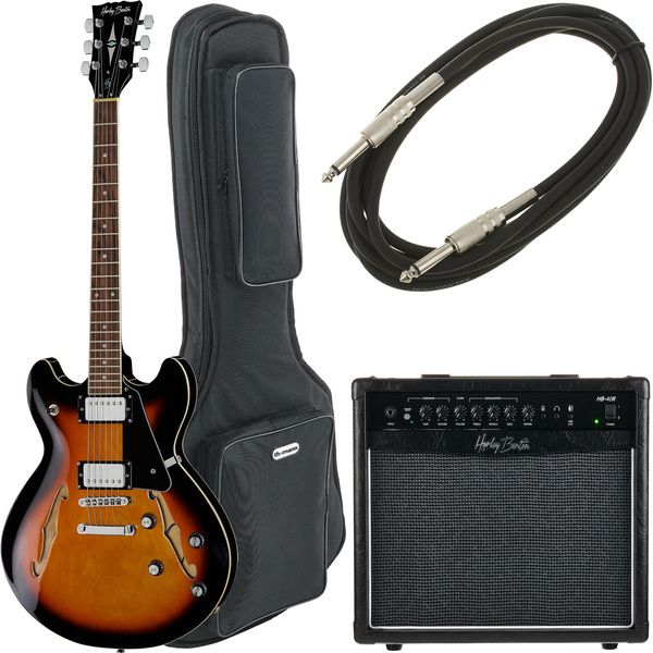 934ece1c9a5f3062f98054aa7e348964.jpg Harley Benton HB-35 VB Vintage Series Bundle - Imagen 1