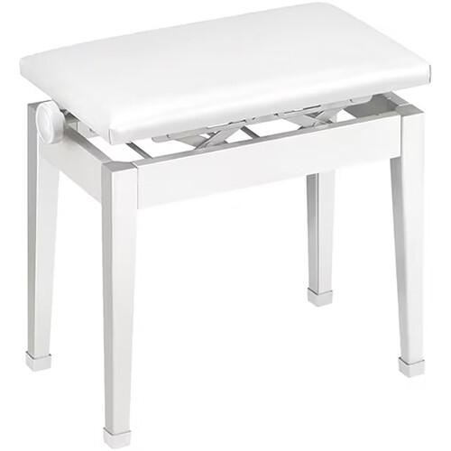 93aa00cca136025e5c60ca858b515466.jpg Banco de artista de metal de altura ajustable Casio (blanco) - Imagen 1