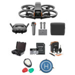 Drone DJI Avata 2 FPV con combo Fly More de 3 baterías y paquete de accesorios