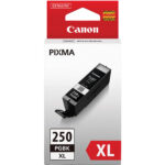 Tanque de tinta negra pigmentada de alta capacidad Canon PGI-250PGBK XL - Imagen 2