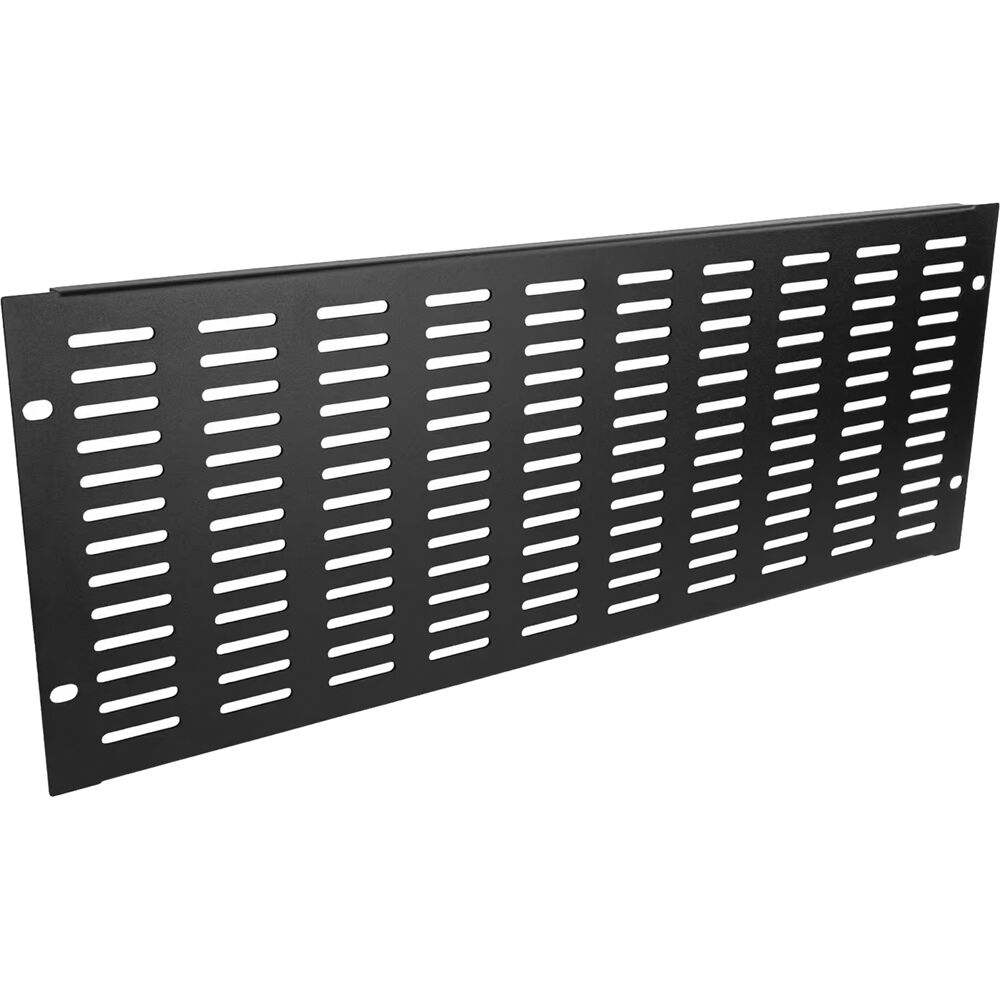 96523043d4fb370b6a3282743f816894.jpg Panel de rack en forma de U Adam Hall con ranuras horizontales (19", 4 RU) - Imagen 1