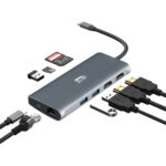 Estación de acoplamiento multipuerto Adesso 9 en 1 USB-C 3.2 Gen 1 - Imagen 10