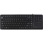 Adesso SlimTouch 270 Teclado táctil antimicrobiano impermeable (negro) - Imagen 3