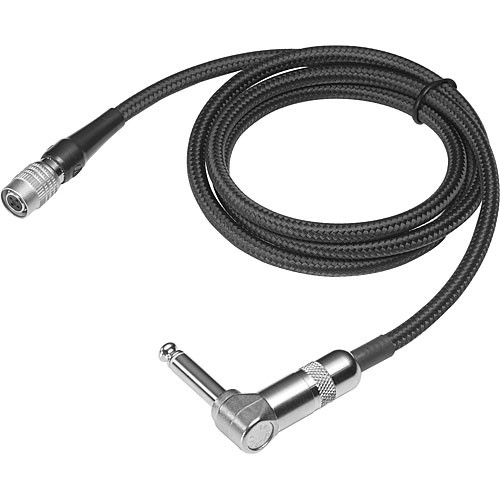 97b6adfa80fc086ba76269540dfb62c7.jpg Audio-Technica AT-GRCW Pro - Cable de entrada de guitarra inalámbrico en ángulo recto para transmisores UniPak de 36" (0,9 m) - Imagen 1