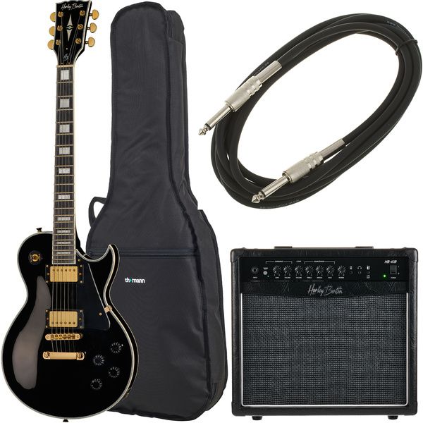 97cb5917cbf5d00d972c2271d9c7abbb.jpg Harley Benton SC-500 BK Vintage Serie Bundle - Imagen 1