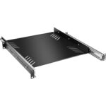 Adam Hall Bandeja extraíble para montaje en rack de 19" con guías para cajones (1 RU) - Imagen 3