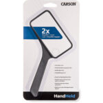 Lupa rectangular de mano Carson SV-XP 2x con lente puntual de 4,5x - Imagen 3