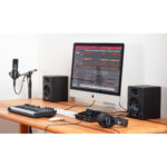Audio-Technica AT-LP120XBT-USB Tocadiscos estéreo con USB y Bluetooth, y kit de dos altavoces Bluetooth (negro) - Imagen 12