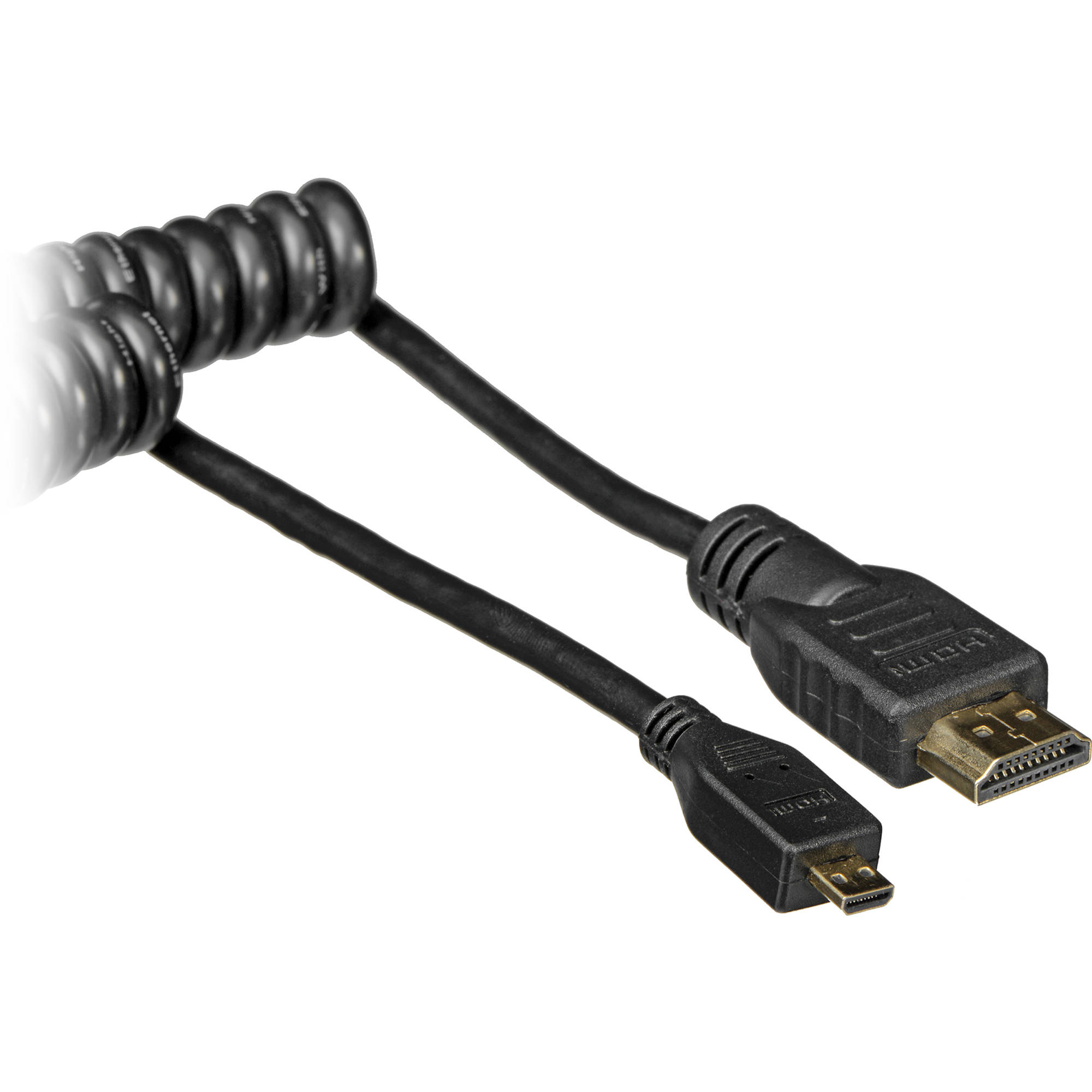 9962aa5da0b05c5a7bb724ac8a0b3f78.jpg Cable Micro-HDMI a HDMI en espiral Atomos (19,7 a 25,6") - Imagen 1