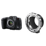 Cámara de cine Blackmagic Design 6K con kit convertidor de montura MC-31 ARRI PL a Leica L