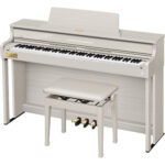 Casio Celviano AP-750 Piano digital estilo consola de 88 teclas con banco (gris/beige) - Imagen 15