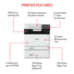 Canon imageCLASS MF751Cdw Multifunction Wireless Color Laser Printer - Imagen 2