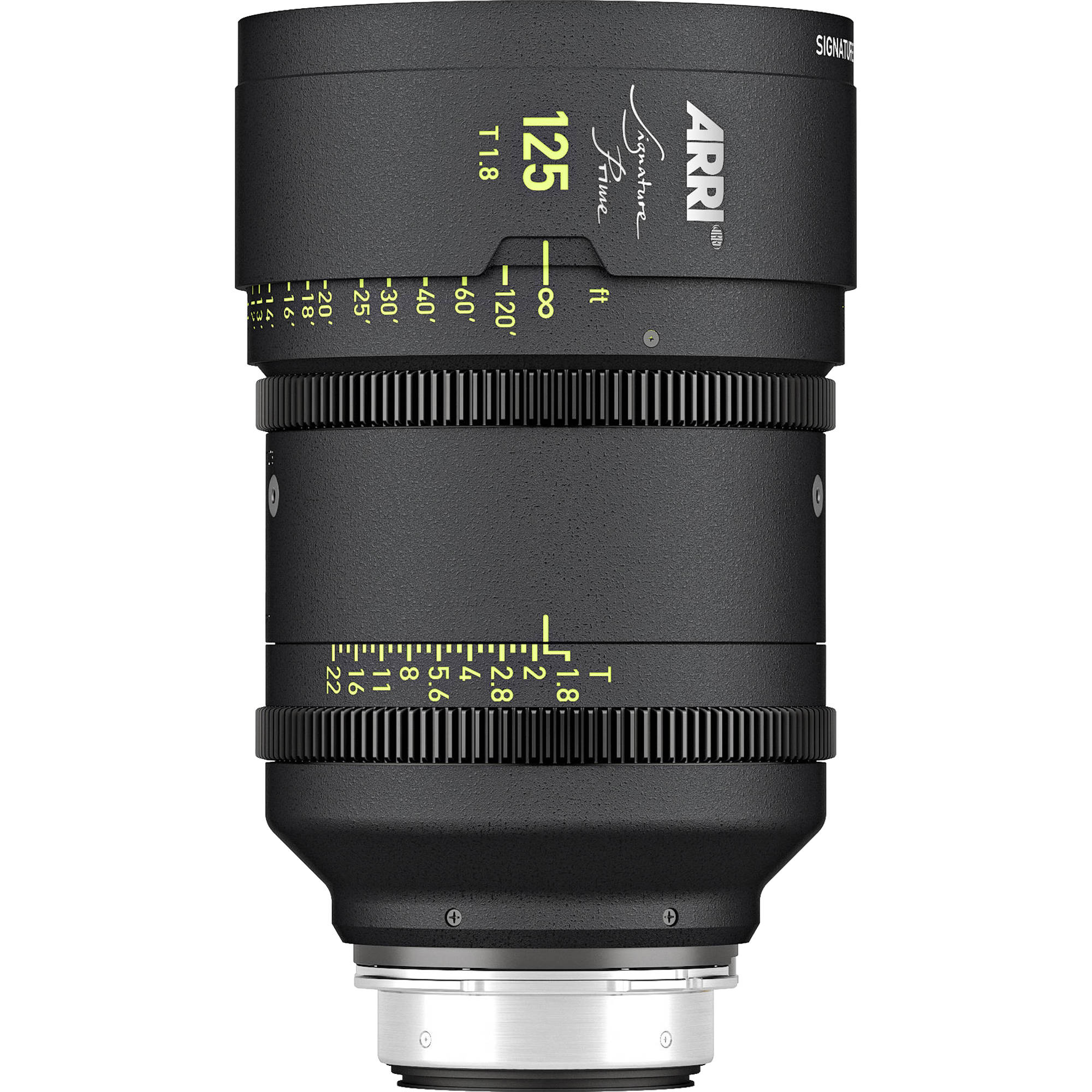 9ae64544211591c56a9712abd53bc584-1.jpg Lente ARRI Signature Prime de 125 mm T1.8 (marcas de enfoque en pies) - Imagen 1
