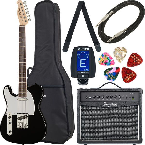 9c19f2a947fa7bfecb6402ab41b95748.jpg Harley Benton TE-20 BK LH Standard Set 2 - Imagen 1