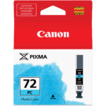 Tanque de tinta cian fotográfica Canon LUCIA PGI-72 - Imagen 2