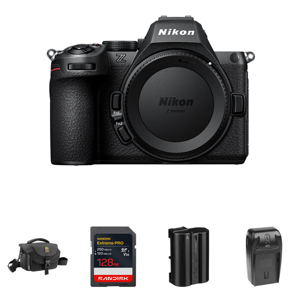 9d655bfcf290b6997c5181aa7bb44c98.jpg Cámara sin espejo Nikon Z5 II con kit Essentials+ - Imagen 1