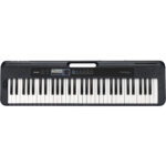 Casio CT-S300 Kit económico de teclado portátil de 61 teclas con soporte, pedal y auriculares (negro) - Imagen 9