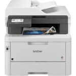 Impresora todo en uno digital en color Brother Wireless MFC-L3780CDW con kit de cartuchos de tóner de rendimiento estándar
