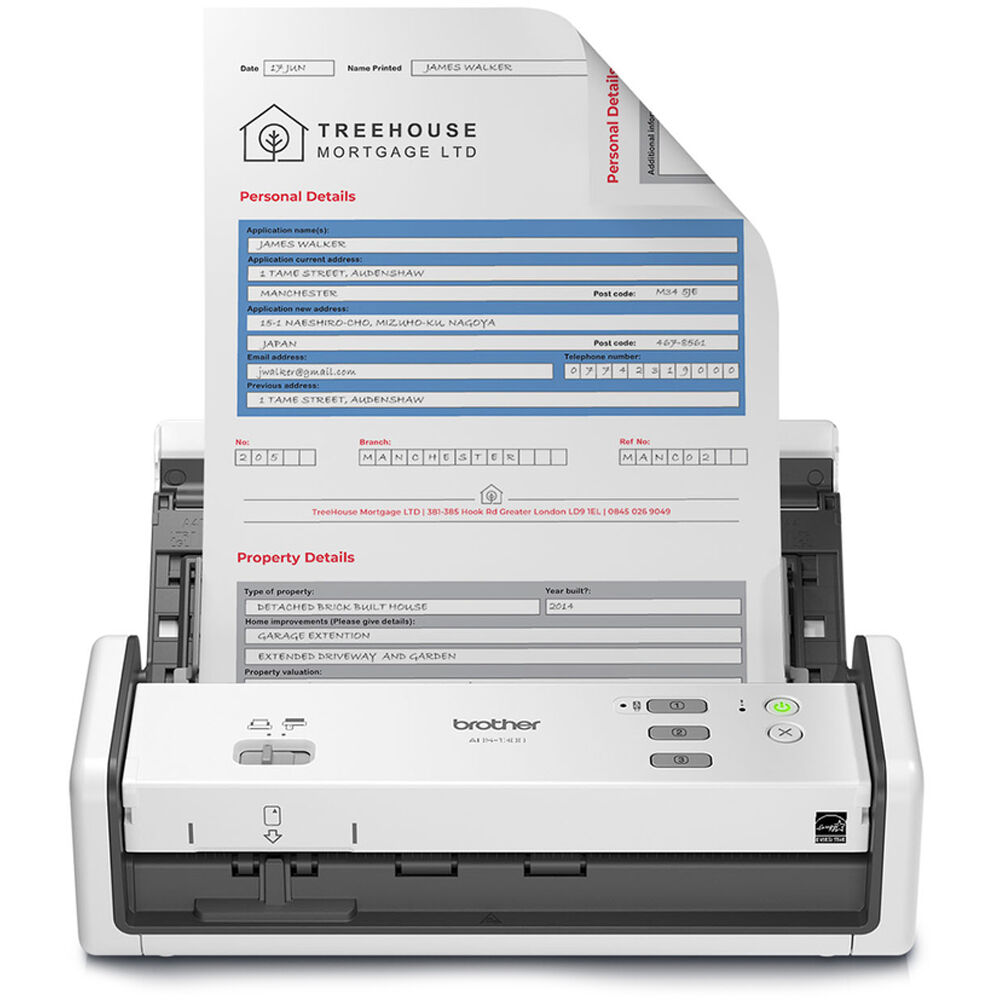9f2f195a4bc2b8543073984c7bbc60b0.jpg Escáner de escritorio compacto Brother ADS-1300 - Imagen 1