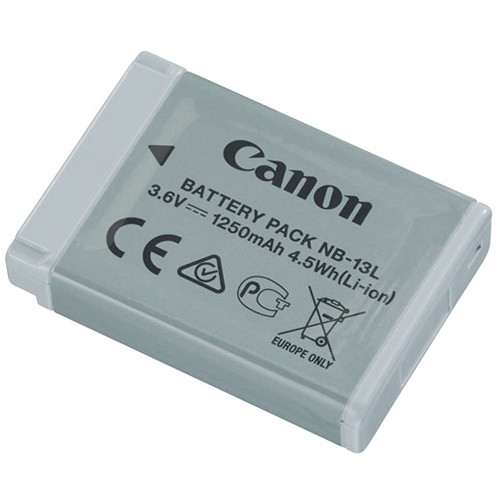 9fd2e4d1fcbd3a22dc484d0f6cf47d25.jpg Batería de iones de litio Canon NB-13L (3,6 V, 1250 mAh) - Imagen 1