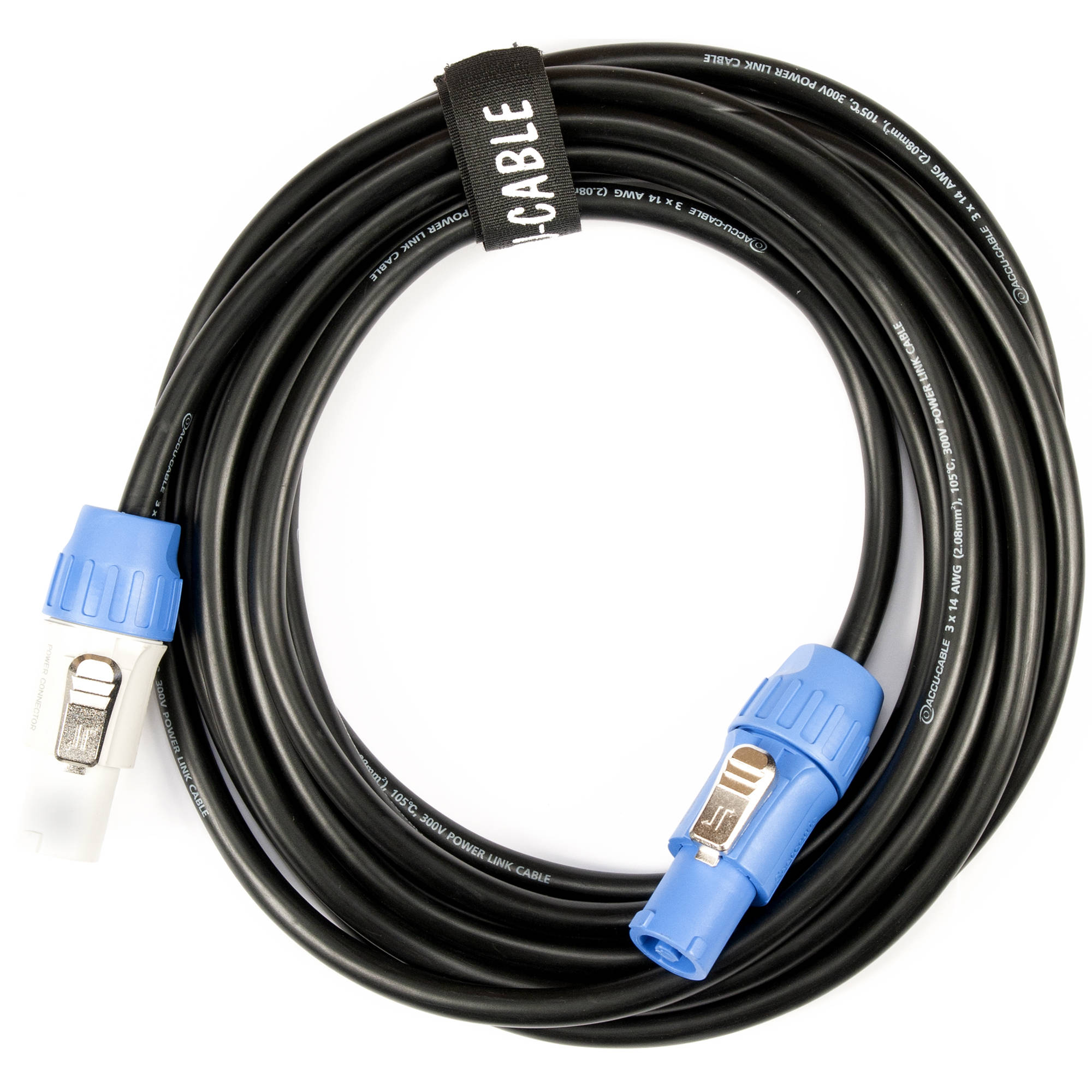 9ff6e36547bfd3a0b9d042535f53bc2f.jpg Cable de enlace con conector Powerlock de American DJ, 15' - Imagen 1