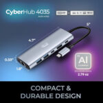 Ahora CyberHub 4035 Concentrador multipuerto USB-C 6 en 1 - Imagen 14