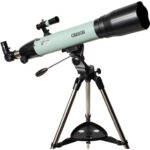 Telescopio refractor Carson Stara de 80 mm f/8,8 con adaptador para teléfono inteligente