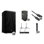 Electro-Voice ZLX-15P-G2 Kit de altavoces autoamplificados de 15" de 2 vías y 1000 W con cubiertas, soportes, bolsa y cables (par) - Imagen 2