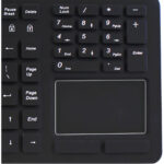 Adesso SlimTouch 270 Teclado táctil antimicrobiano impermeable (negro) - Imagen 7