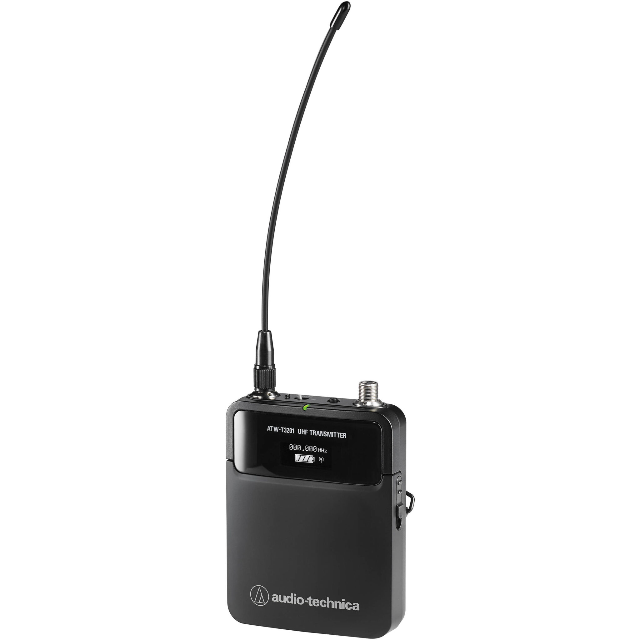 a2ab02389e6d1bed8424adfc0a4a3ab6.jpg Audio-Technica ATW-T3201 Transmisor de petaca serie 3000 (EE1: 530 a 590 MHz) - Imagen 1