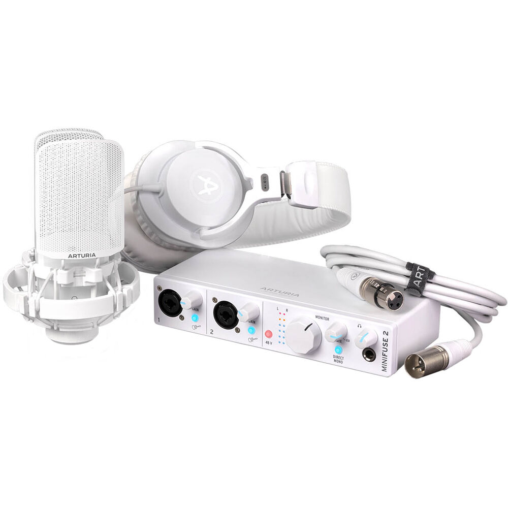 a2ba5cb76854252120ef6a2b8f4ecacd.jpg Paquete de grabación Arturia Minifuse (blanco) - Imagen 1