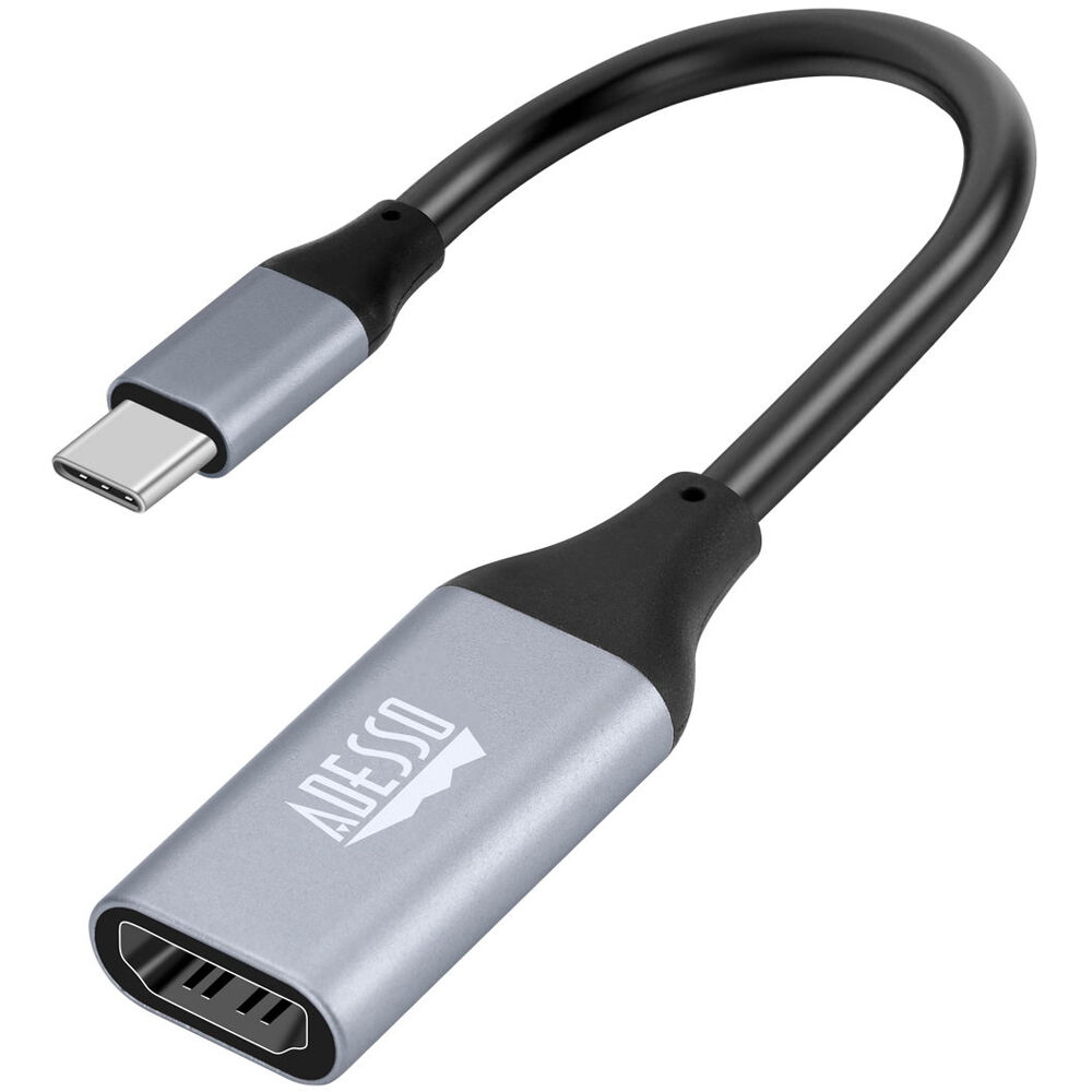 a3349e1293c47877706285013af9e10e-2.jpg Adaptador Adesso USB-C macho a HDMI 4K hembra (5,9") - Imagen 1