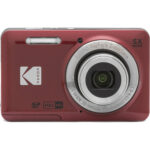 Cámara digital Kodak PIXPRO FZ55 con kit de lujo (rojo) - Imagen 4