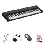 Casio CT-S1 Kit básico de piano digital portátil de 61 teclas (negro) - Imagen 2
