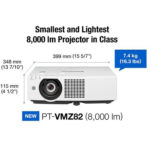 Panasonic PT-VMZ62 Proyector láser 3LCD WUXGA de 6500 lúmenes (blanco) - Imagen 2