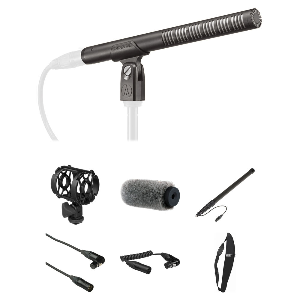a4abcde73c5c88e70b01ff84415c9fee.jpg Audio-Technica BP4073 Kit de grabación de ubicación de micrófono de cañón - Imagen 1