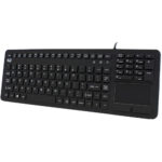 Adesso SlimTouch 270 Teclado táctil antimicrobiano impermeable (negro) - Imagen 2