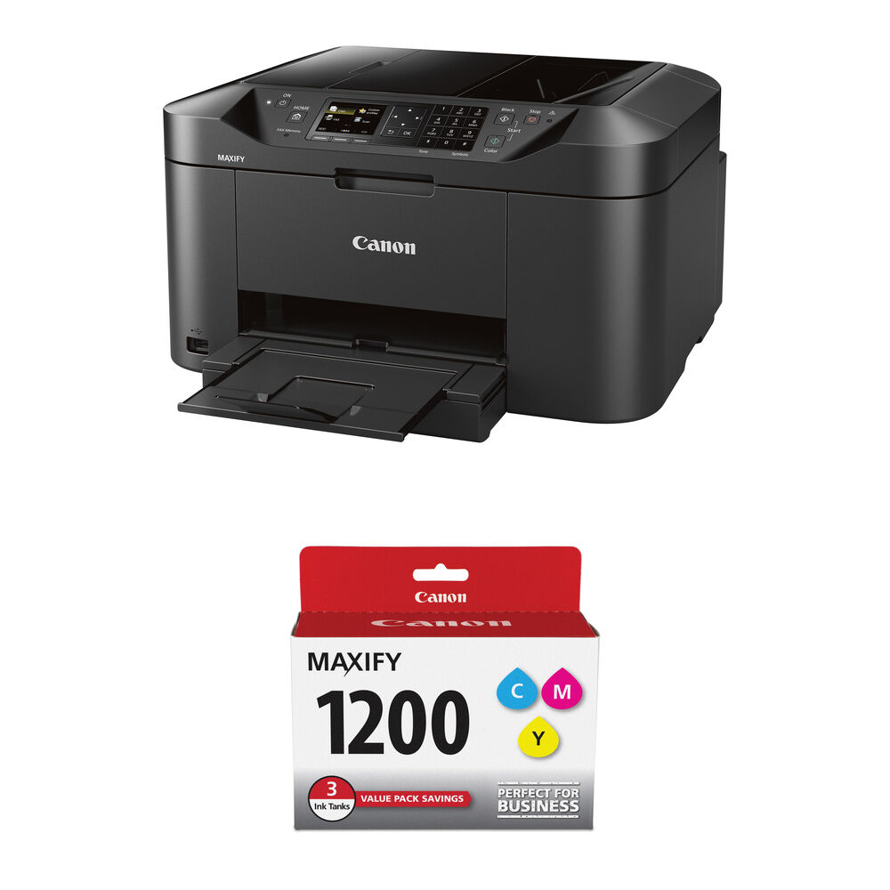 a5994c66acffa7df0cae575177b569ce.jpg Canon MAXIFY MB2120 Wireless Home Office All-in-One Inkjet Printer with PGI-1200 CMY Ink Cartridge Pack Kit - Imagen 1