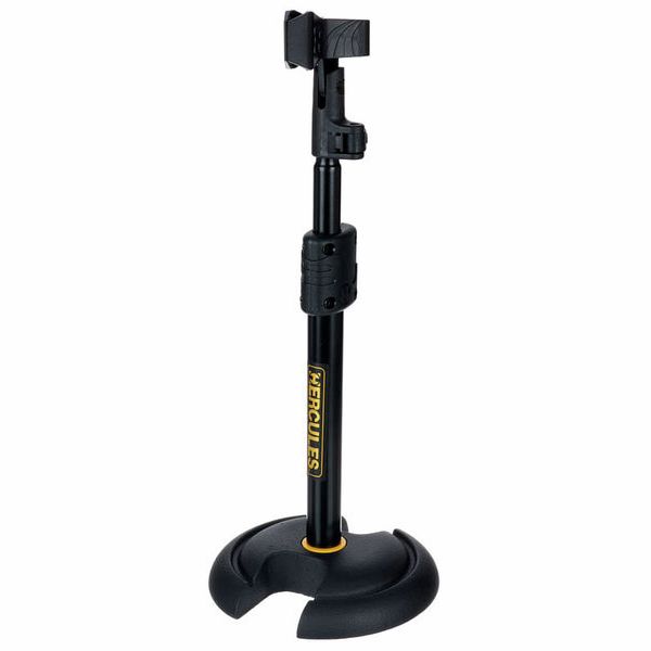 a5a5fd7f8810516ab44fa64f01e00435.jpg Hercules Stands Mic Stand Short Round Base - Imagen 1