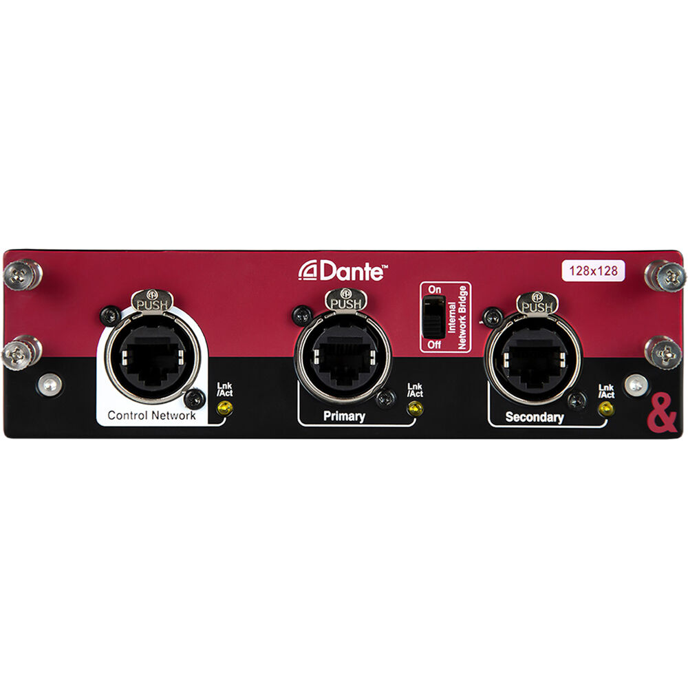 a5c0b55ced81b5bb95759bc08af4aded.jpg Tarjeta de red de audio Allen & Heath DANTE 128x128 - Imagen 1